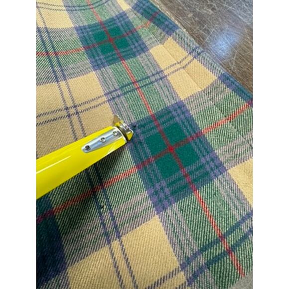 80's Wool Plaid Skirt, J.G. Hook , Vintage, Prairie,Western,Cowgirl,PLZ READ!!!! - Picture 10 of 11